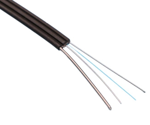 comprar 2 núcleo de modo único 9/125 G657A1 cabo de queda de fibra óptica exterior LSZH fabricação em linha