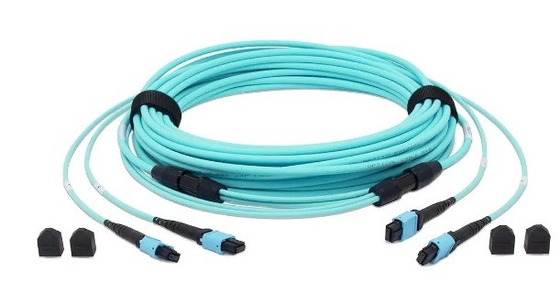 comprar 24 Fibra OM3 MTP® Fibra Óptica Cabos de Tronco Feminino OM3 Multimodo 3m LSZH fabricação em linha