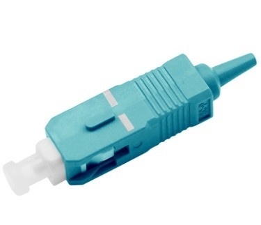 comprar OM3 Multimode SC UPC Fibra de Conector Simplex 0,9mm Fibra Óptica Conector fabricação em linha