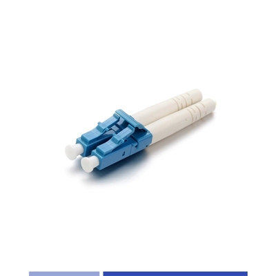 comprar Modo único LC UPC Duplex Fibra Óptica Conector 3.0mm bota fabricação em linha