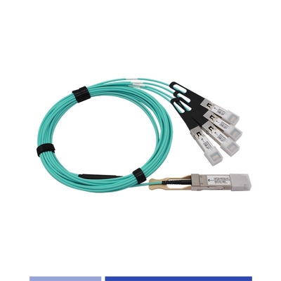 comprar Cable óptico ativo (AOC) 100G QSFP28 a 4x25G SFP28 Breakout Cable OM3 3m fabricação em linha