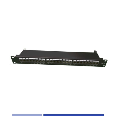 comprar Cat6A Painel de remendos 24 Port Shielded 1U Rack Mount For Cabling system fabricação em linha
