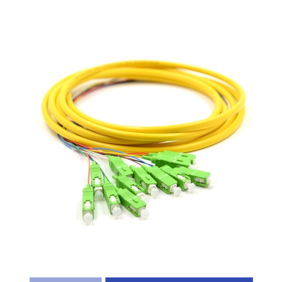 comprar 12 Cabos de fibra óptica Pigtail SC APC Singlemode 9/125 LSZH 3m fabricação em linha