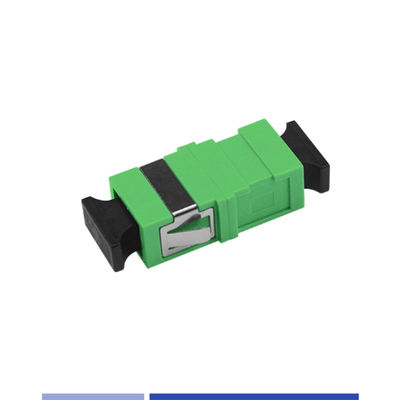 comprar Adaptador de fibra óptica Single-mode SC/APC Simplex acoplador óptico sem flange Verde fabricação em linha