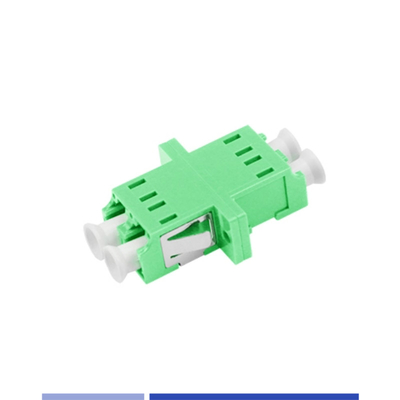 comprar Duplex LC APC Adaptador de Modo Único Flange Verde Alta Precisão Portátil fabricação em linha
