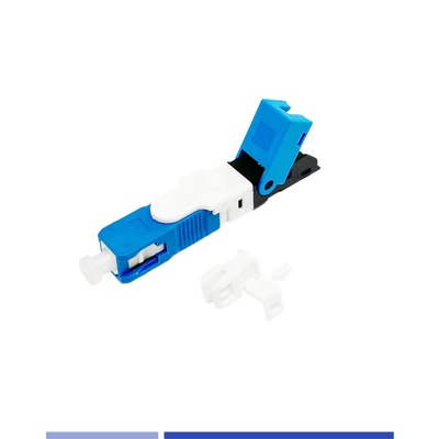 comprar SC/UPC Conector rápido de fibra óptica monomodo de alta precisão para solução FTTH fabricação em linha