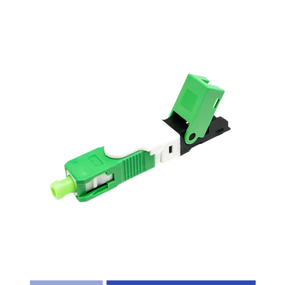 comprar SC APC Conector de Fibra Rápida de Modo Único de Alta Precisão para Solução FTTH fabricação em linha
