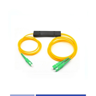 comprar Alta precisão 1x2 PLC Fibra Splitter ABS módulo SC/APC SingleMode 2.0mm fabricação em linha
