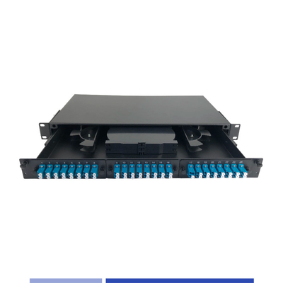 comprar 1U painel de fibra óptica 24 Port LC Duplex 19 