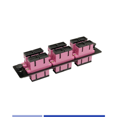 comprar OM4 Duplex SC Fiber Patch Panel 6 Port 12 Core Alta Densidade Personalizavel fabricação em linha