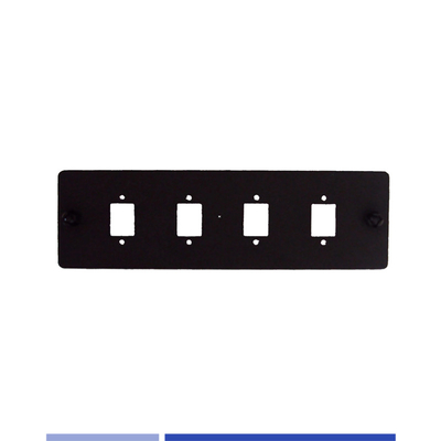 comprar 4 Port Fiber Adapter Plate LC/SC Fiber Optic Patch Panel Descarregado Alta Precisão fabricação em linha