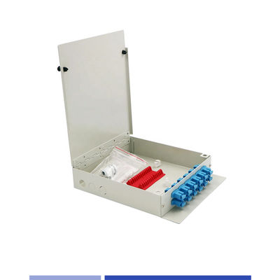 comprar Caixa de Distribuição de Fibra Óptica de 12 Portas com Construção em Aço Laminado a Frio para Aplicações Montadas na Parede fabricação em linha