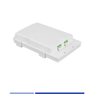 comprar 2 Port Fiber Optic Terminal Box 2 Core Para Adaptador LC SC Alta precisão fabricação em linha
