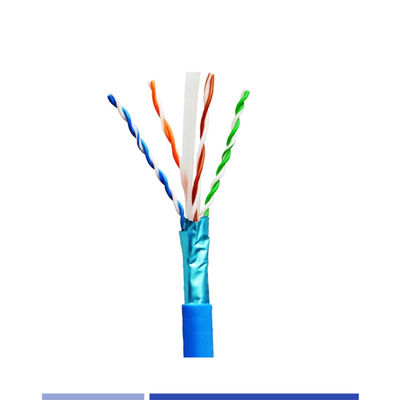 comprar F/UTP 23AWG Cat6 Cabos de cobre sólido 4 pares PVC Jaqueta azul 305Mtr fabricação em linha