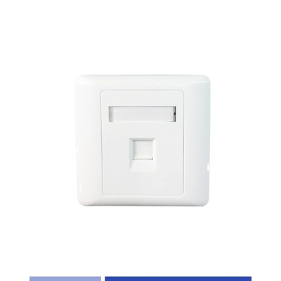 comprar Placa frontal de 86 portas únicas de alta precisão para cat3 cat6 Keystone Jack fabricação em linha