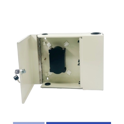 comprar 24 Port Fiber Wall Box Projeto interior para adaptador LC/SC 24 Core Fiber case com porta dupla descarregada fabricação em linha
