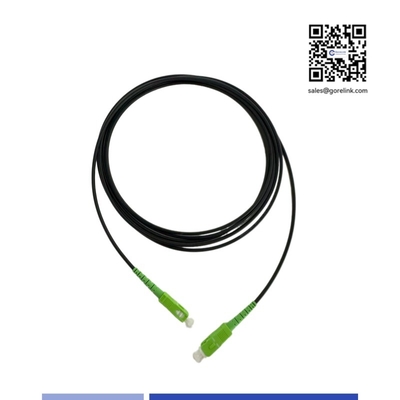comprar Cordão de revestimento de fibra óptica blindado para exterior SC/APC-SC/APC SM G657A2 Simplex 3m OFNR Jaqueta UV fabricação em linha