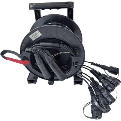 Comprar ODVA LC Outdoor Armored Fiber Patch Cord G657A1,TPU jacket,25m,IP67 waterproof fabricação em linha
