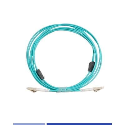 Multimodo OM3 Fibra Óptica Blindada Cordão Duplex 1m LSZH Jaqueta Lc Para Lc Fibra de Cabo