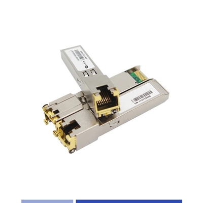 10GBASE-T 10G Copper Transceiver RJ45 30m SFP Ethernet Module à prova de corrosão