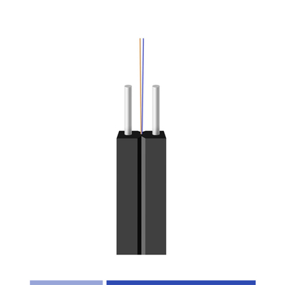 1 Fibra Flat Drop Cabos de Fibra Monomodo 9/125 SMF G657A1 LSZH Para aplicação interior