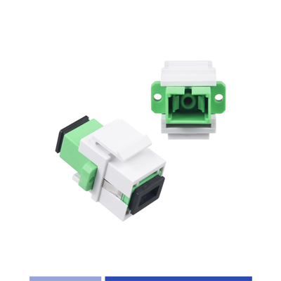 Fibra Óptica Adaptador Jack Keystone SC APC Uni-modo Simplex acoplador óptico