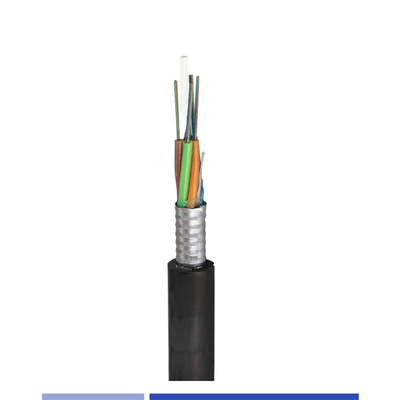 96 Cable de fibra óptica de núcleo para exterior Cable de conduta de fibra óptica monomodo 9/125um PE blindado